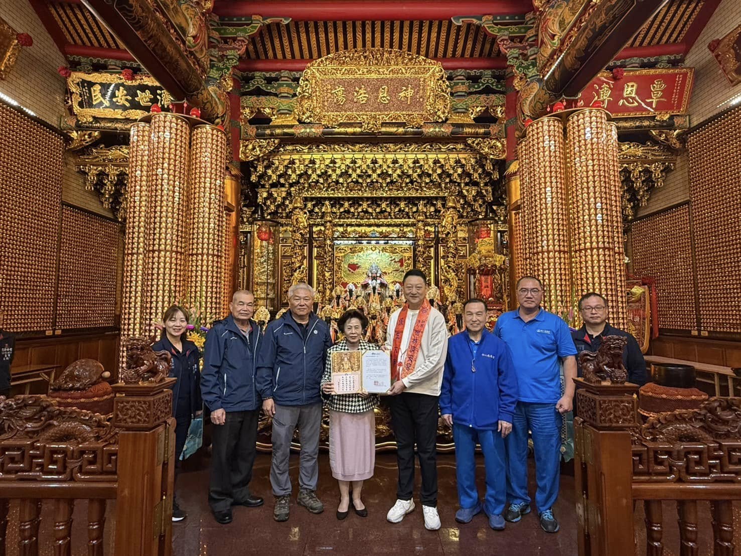 歡迎松山慈惠堂、當紅女歌手向蕙玲蒞臨財團法人樹林濟安宮